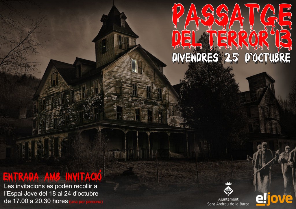 Cartell passatge del terror 2013