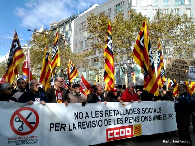 Manisfestació Barcelona  24 novembre 2013