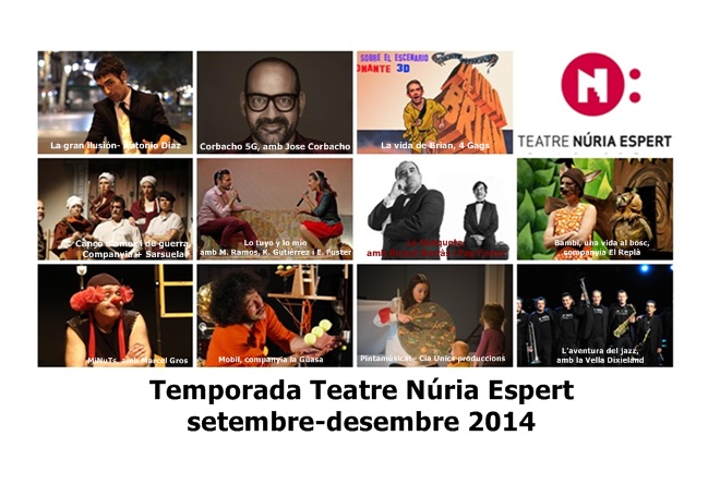 TEMPORADA TEATRE NURIA ESPERT SET-DES 2014