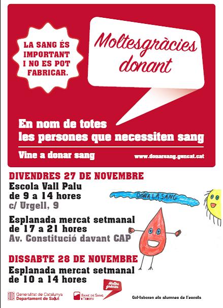 campanya donacio sang novembre 2015