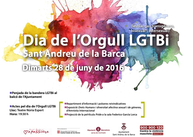 Cartell dia orgull lgtbi sab