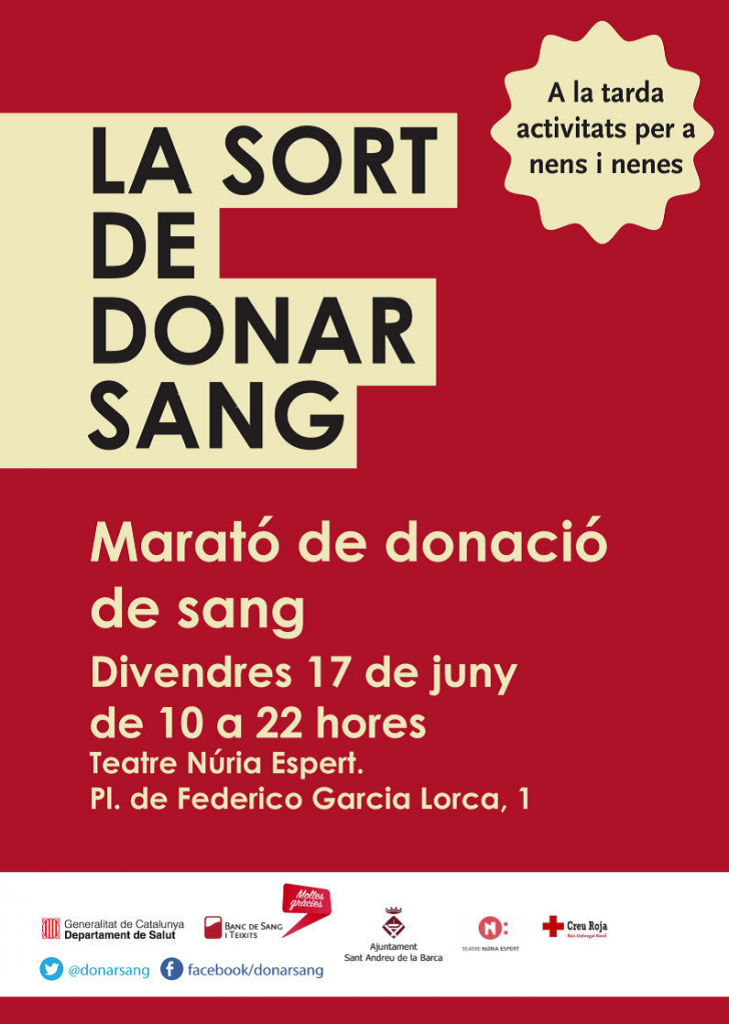 cartell marato donacio de sang