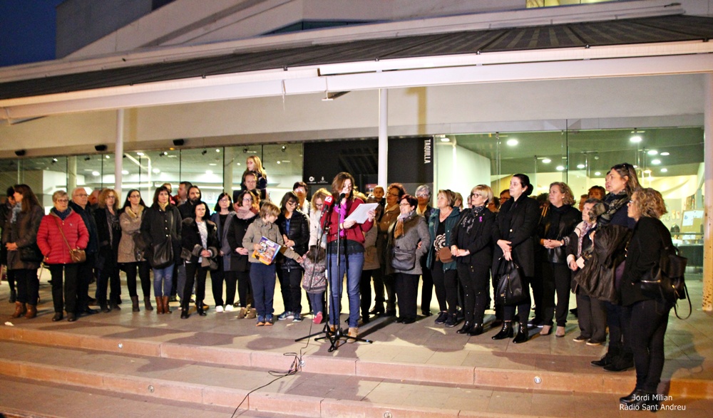 Lectura manifest institucional Dia Internacional de els Dones - Sant Andreu de la Barca