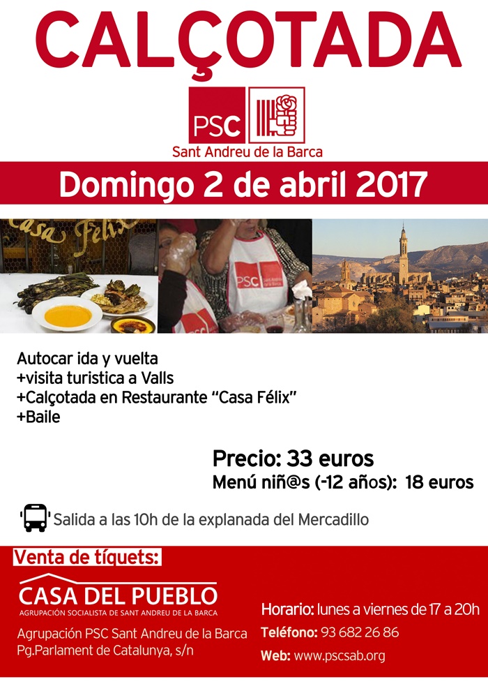 cartel calçotada 2017