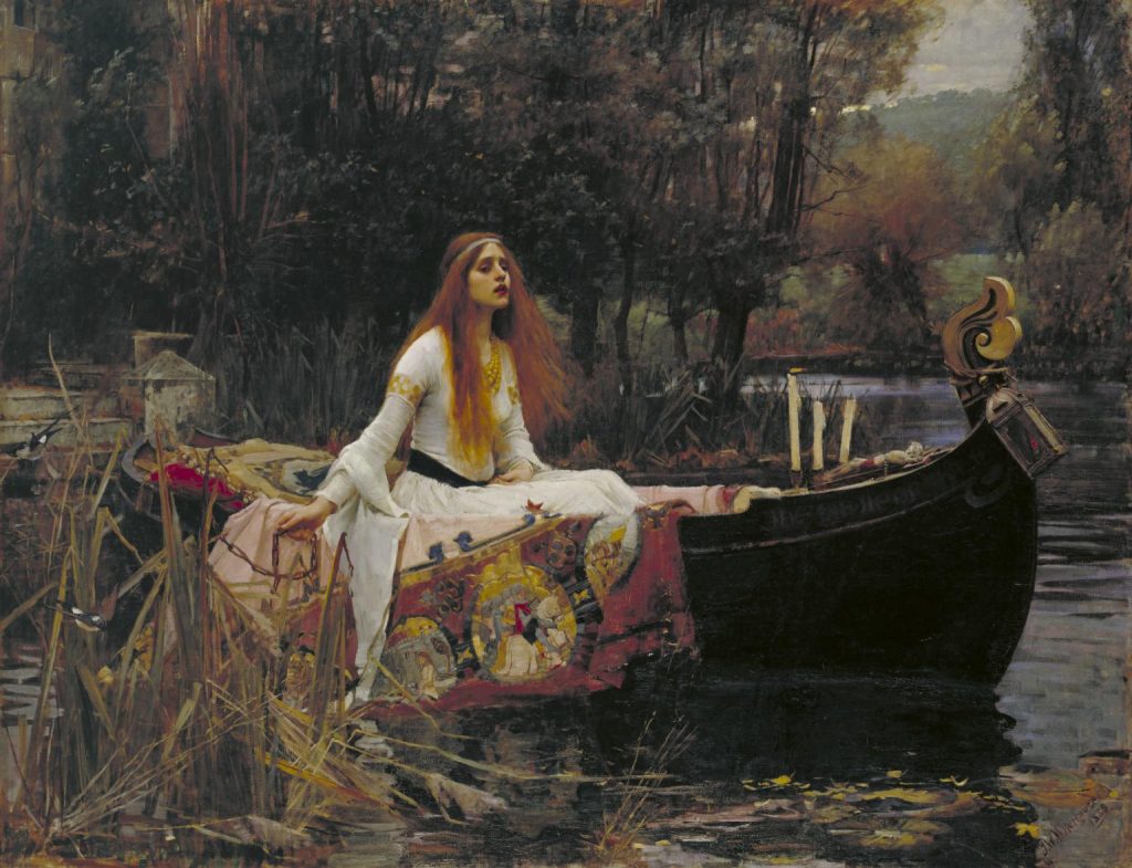 The Lady of Shalott 1888 John William Waterhouse 1849-1917 Presented by Sir Henry Tate 1894 http://www.tate.org.uk/art/work/N01543