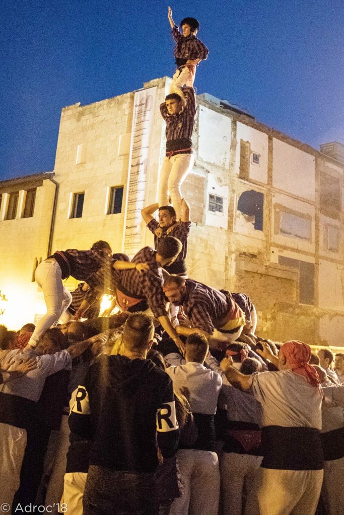 Foto cedida per la Colla de Castellers de l'Adroc