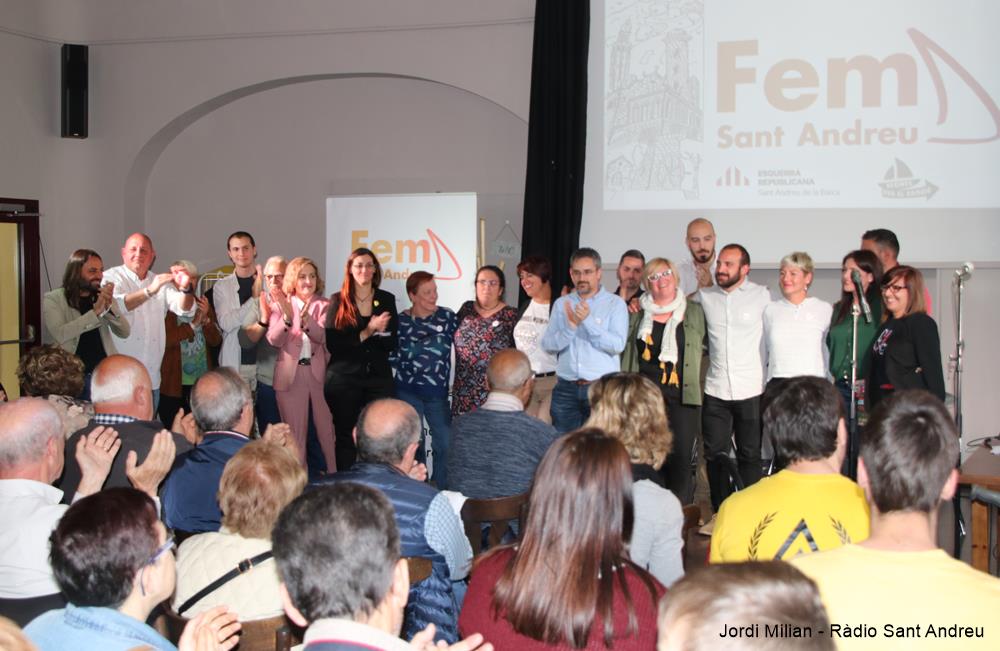 Presentació candidatura Fem Sant Andreu