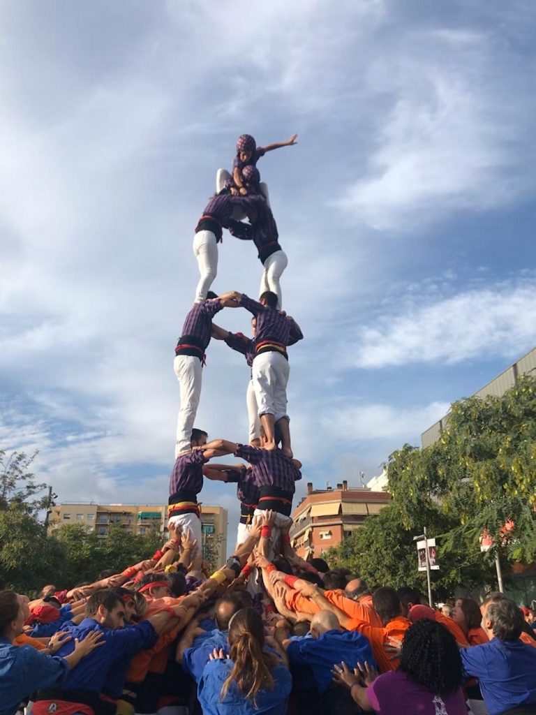 Castellers Adroc Trobada Baix Llobregat 01