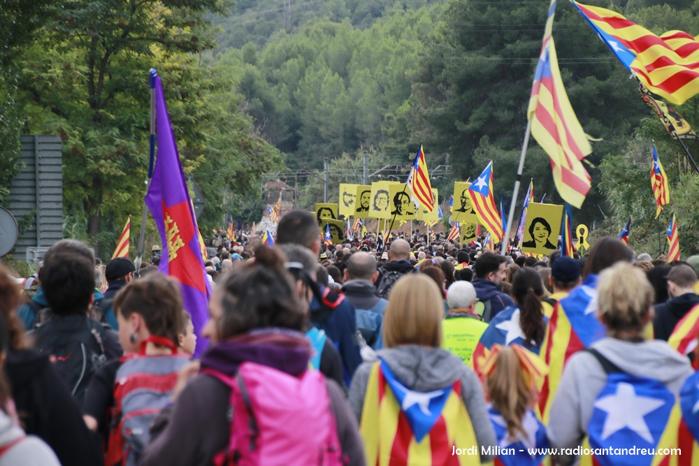 Marxa per la Llibertat a Sant Andreu Barca 03