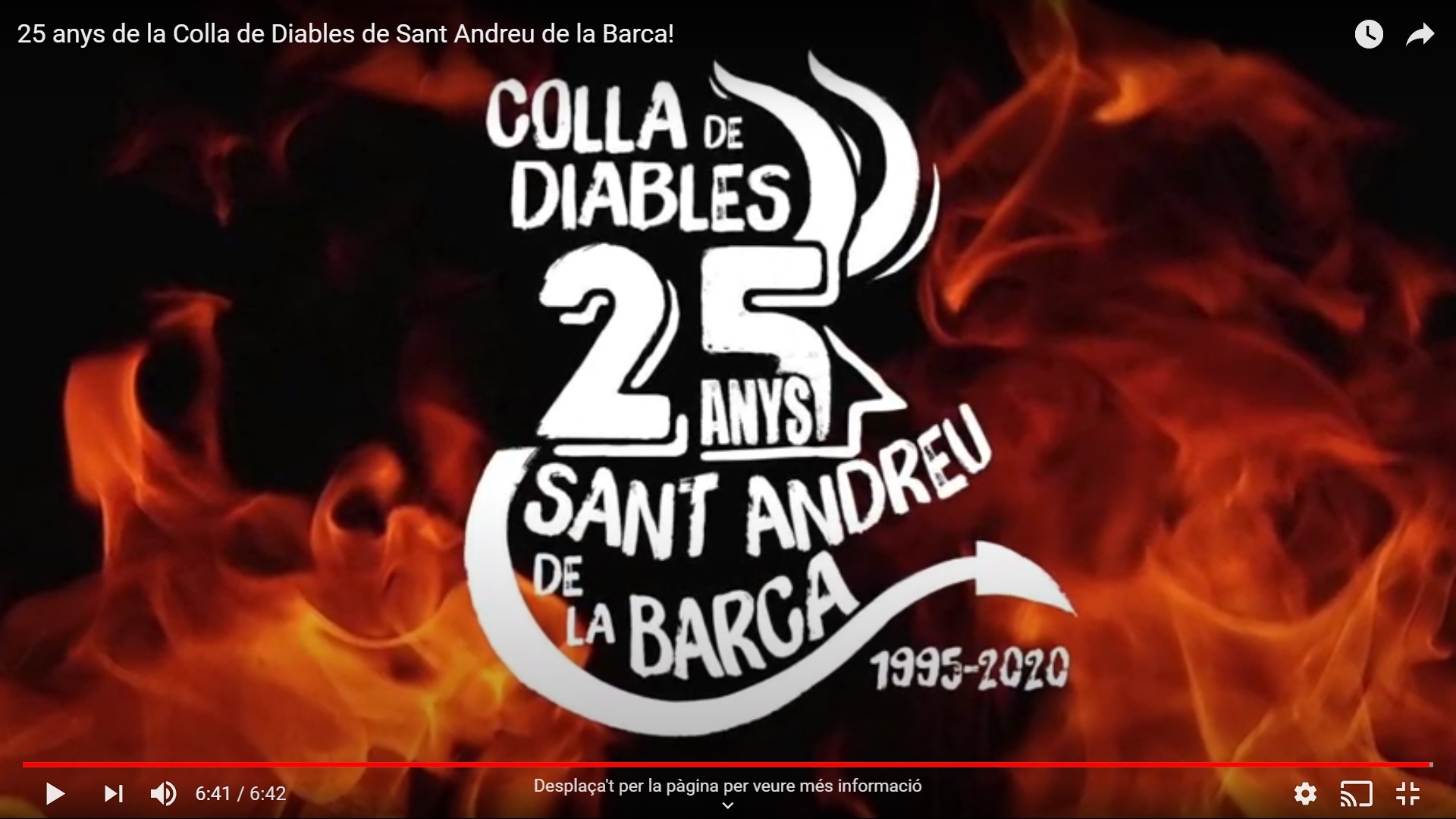 25 anys colla diables