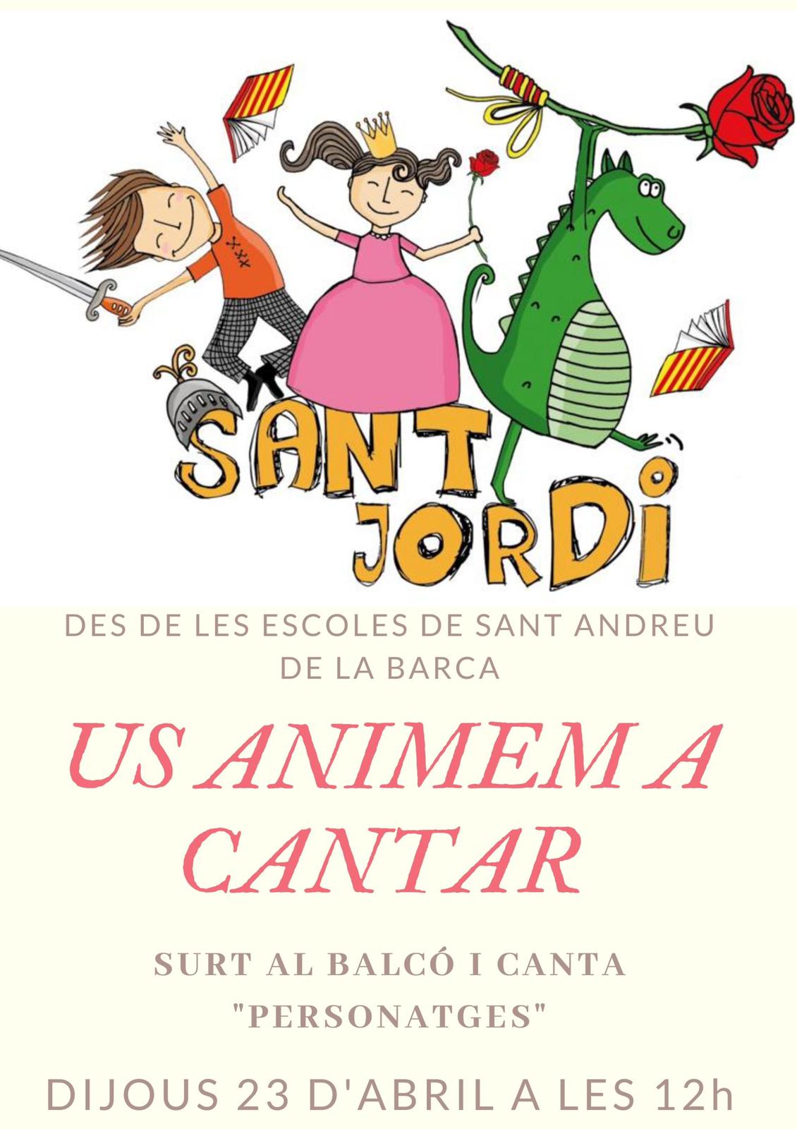 CARTELL ESCOLES SANT JORDI