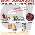 Cartell Espai Jove Taller Sant jordi