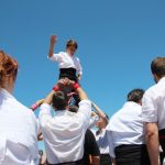 Actuació Colla castellera de l’Adroc  02