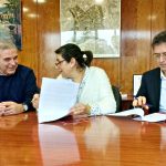 Signatura conveni Ajuntament Sant Andreu Barca i Fundació Futur 02