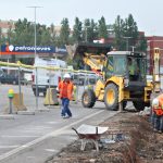 Obres de conversió de la carretera en una rambla urbana  02