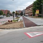 Obres de conversió de la carretera en una rambla urbana  04