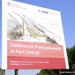 Obres passarel·la carrer Esport -Parc Central 05
