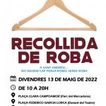 cartell recollida roba