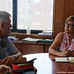 Reunió alcaldessa cap dels Mossos de la Regió Policial Metropolitana Sud 02