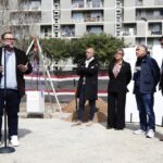 Primera pedra pisos protecció oficial carrer Sant Llop 01