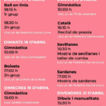 Programa 25 anys Casal Gent Gran