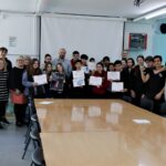 Lliurament premi cartell Sida – Montserrat Roig 01