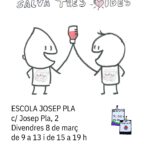 cartell donació sang Josep Pla