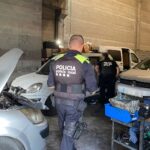 Detinguts taller il·legal de vehicles 01