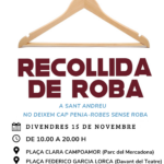 Campanya recollida de roba novembre 2024