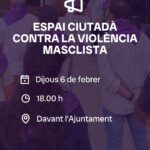 Espai Ciutadà contra la violència masclista febrer 2025