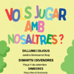 vols jugar nosaltres