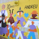 Mural gegants Andreu i Quimeta (2)