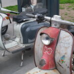 Antoni Estivill, homenatge, lambretta