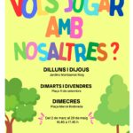 vols jugar amb nosaltres, cartell 2026